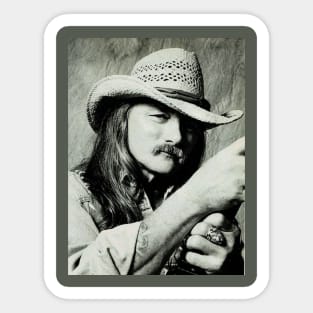 Retro Dickey betts Sticker